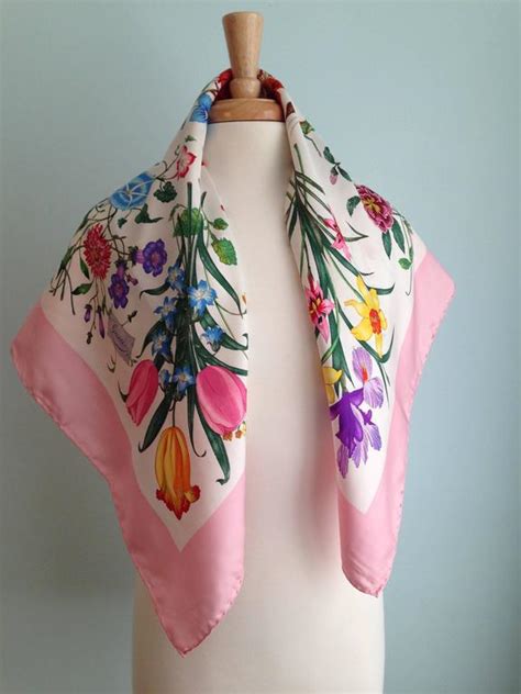 gucci pink monogram scarf|Gucci flora scarf princess grace.